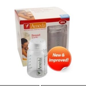 NWT SEALED Ameda Breast Milk Storage Bottles